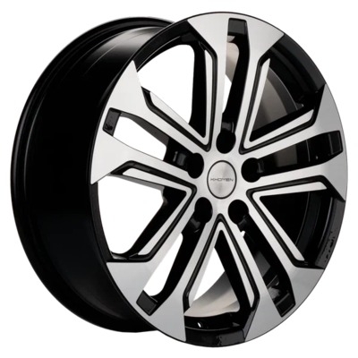 Диски Khomen Wheels 7x18/5x114.3 ET45 D60.1 KHW1803 (CS75) Black-FP