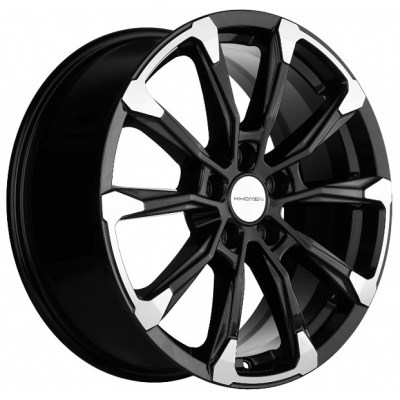 Диски Khomen Wheels 7.5x18/5x108 ET47 D60.1 KHW1808 (Chery Tiggo 8/8 Pro) Black
