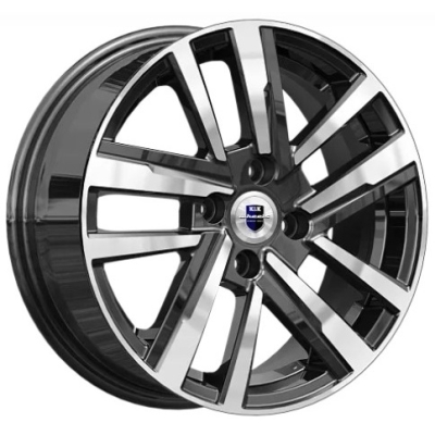 Диски K&K 6x15/4x100 ET37 D60.1 Хант (КС1034) Алмаз черный