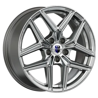 Диски K&K 7x17/5x114.3 ET48.5 D67.1 Юнион (КС1025) Дарк платинум