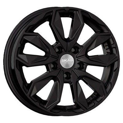 Диски СКАД 6x16/4x100 ET41 D60.1 Сочи (КЛ309) Черный бархат