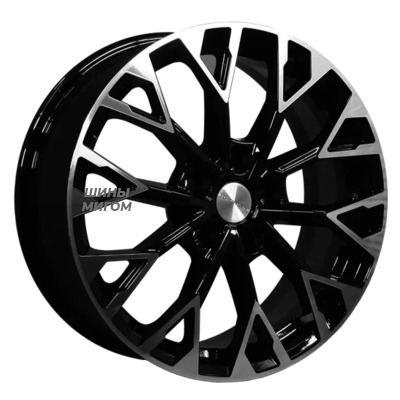 Диски Khomen Wheels 7x17/5x108 ET40 D54.1 KHW1718 (Jac/Москвич 3) Black-FP