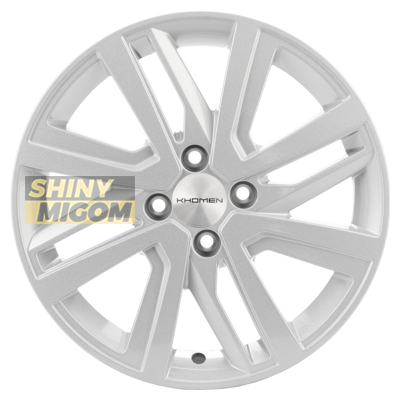 Диски Khomen Wheels 6x16/4x100 ET46 D54.1 KHW1609 (Rio II/Solaris II) F-Silver