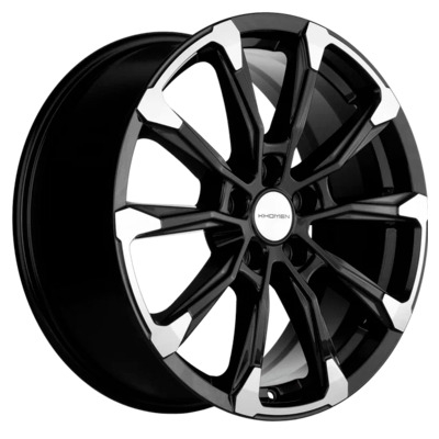 Диски Khomen Wheels 7.5x18/5x114.3 ET45 D60.1 KHW1808 (RAV4) Black-FP