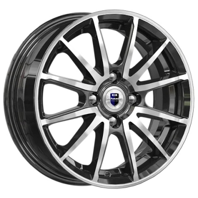 Диски K&K 5.5x14/4x100 ET40 D54.1 Квант (КС960) Алмаз черный