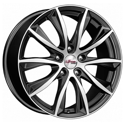 Диски iFree 7.5x18/5x105 ET38 D56.6 Каzантип (КС684М) Блэк Джек