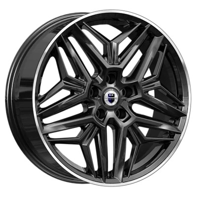 Диски K&K 7x19/5x108 ET50 D60.1 Колумб (КС1038) Алмаз черный