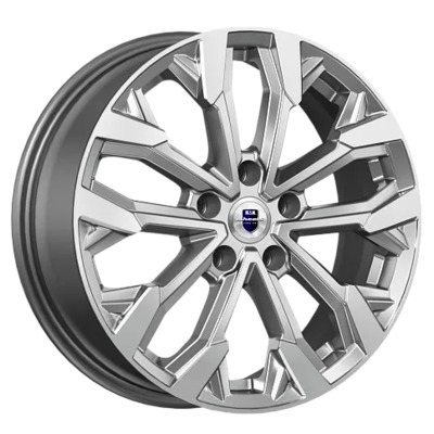 Диски K&K 6.5x17/5x114.3 ET50 D67.1 Морейн (КС1046) Дарк платинум