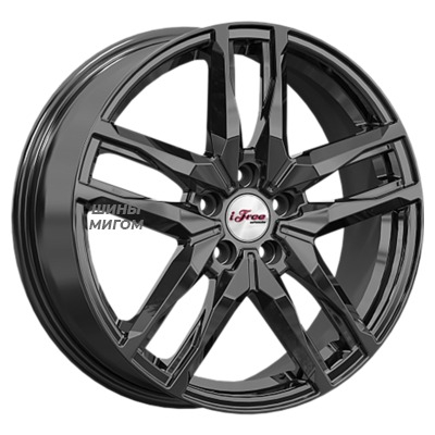 Диски iFree 6.5x18/5x114.3 ET35 D67.1 Бомбей (КС1075) BK