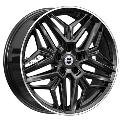 Диски K&K 7x19/5x114.3 ET45 D67.1 Колумб (КС1038) Алмаз черный