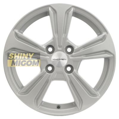 Диски Khomen Wheels 6x15/4x100 ET46 D54.1 KHW1502 (Solaris II) F-Silver