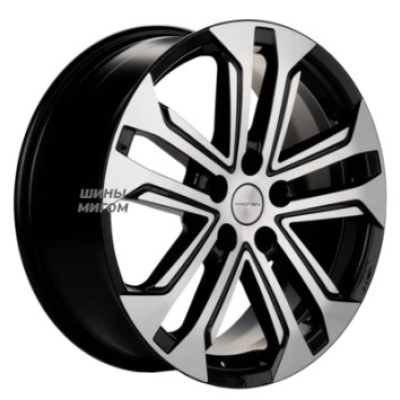 Диски Khomen Wheels 7x18/5x114.3 ET40 D66.5 KHW1803 (Haval Dargo) Black-FP