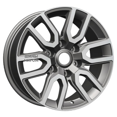 Диски Khomen Wheels 8x17/6x139.7 ET45 D93.1 KHW1723 (Mazda BT50) Gray