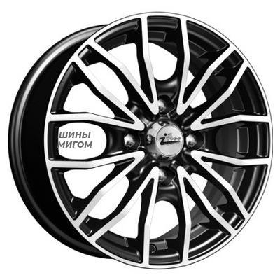 Диски iFree 5.5x14/4x100 ET38 D67.1 Флайт (КС676М) Блэк Джек