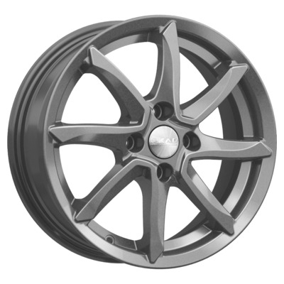 Диски СКАД 6x15/4x100 ET37 D60.1 Osaka (КЛ317) графит
