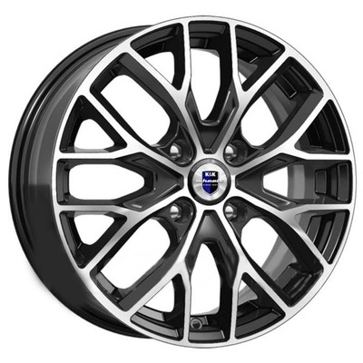 Диски K&K 6x16/4x100 ET41 D60.1 Лилиом-оригинал (КС891) Алмаз черный