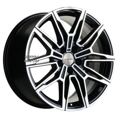 Khomen Wheels 9.5x19/5x112 ET40 D66.6 KHW 1904 BLACK-FP