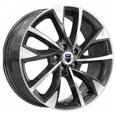 Диски K&K 7x17/5x108 ET45 D63.4 Роквуд (КС900) Алмаз черный