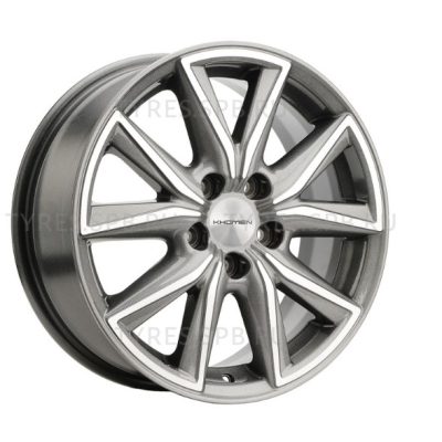 Khomen Wheels 7x17/5x114.3 ET39 D60.1 KHW 1706 G-SILVER-FP