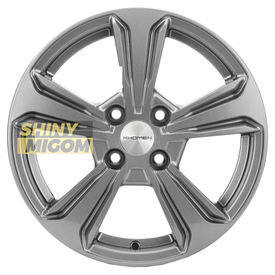 Диски Khomen Wheels 6x15/4x100 ET48 D54.1 KHW1502 (Solaris I) Black-FP