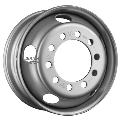 SRW 6x17.5/10x225 ET176 D135 10/225/176/135 Silver