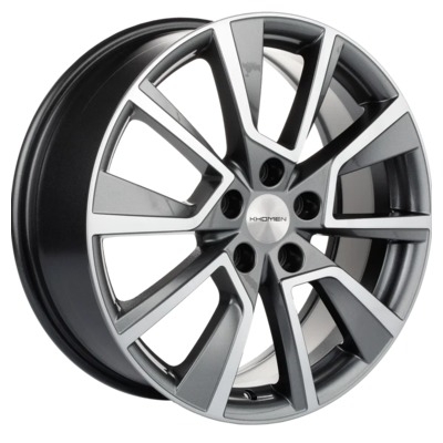 Диски Khomen Wheels 7x18/5x114.3 ET50 D54.1 KHW1802 (Coolray) Black-FP