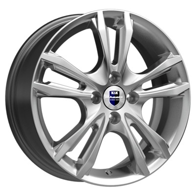 Диски K&K 6x16/4x100 ET37 D60.1 Samara-оригинал (КС866) Сильвер SK
