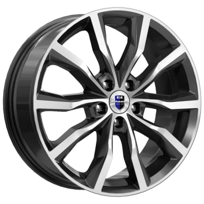 Диски K&K 7.5x18/5x114.3 ET35 D67.1 Портер (КС906) Алмаз черный