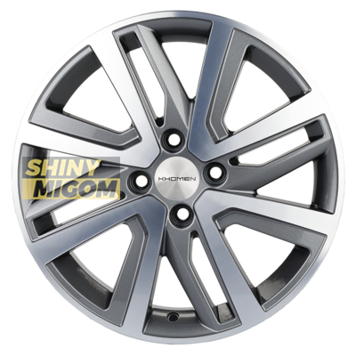 Диски Khomen Wheels 6x16/4x100 ET41 D60.1 KHW1609 (XRay) Gray