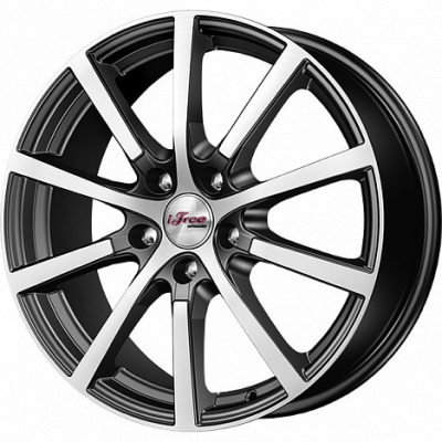 Диски iFree 7x17/5x110 ET39 D65.1 Big-Byz блэк_джек