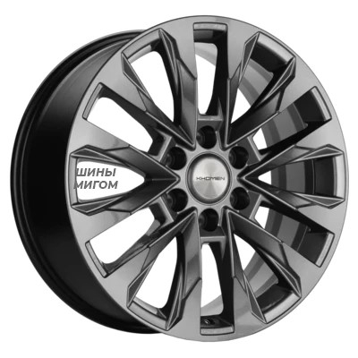 Khomen Wheels 8x20/6x139.7 ET25 D106.1 KHW 2010 GRAY