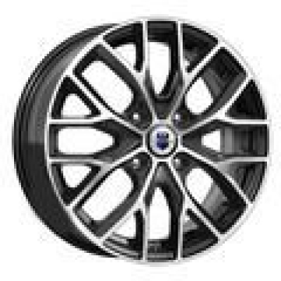 Диски K&K 6x16/4x98 ET35 D58.5 Лилиом (КС891) Дарк платинум
