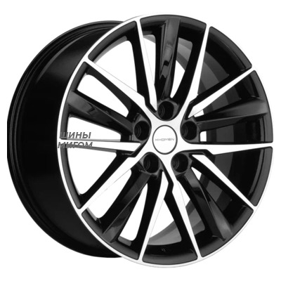 Диски Khomen Wheels 8x18/5x108 ET46 D63.4 KHW1807 (Tugella/Jaguar XF/F-Pace) Black-FP