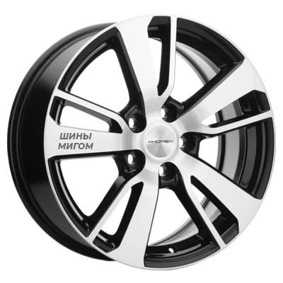 Khomen Wheels 7x17/5x114.3 ET38 D67.1 KHW 1704 BLACK-FP