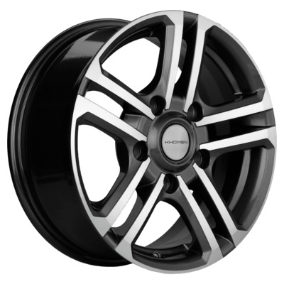 Диски Khomen Wheels 6.5x16/5x139.7 ET35 D98.5 KHW1602 (Niva 4x4 Bronto) Gray-FP