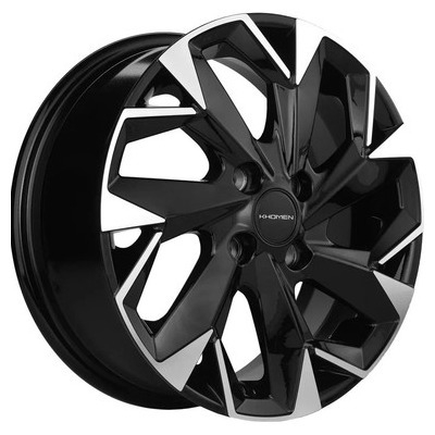 Диски Khomen Wheels 5.5x14/4x100 ET38 D67.1 KHW1402 (Accent/Getz/i20) Black-FP
