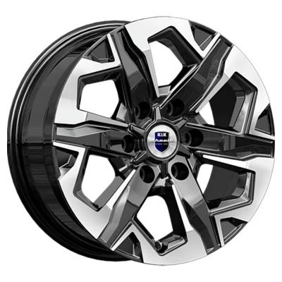 Диски K&K 7.5x17/6x139.7 ET36 D100.1 Тейт (КС1050) Алмаз черный