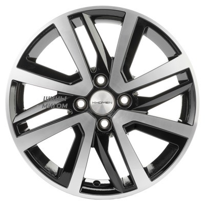 Диски Khomen Wheels 6x16/4x100 ET48 D54.1 KHW1609 (Rio I/Solaris I) Black-FP