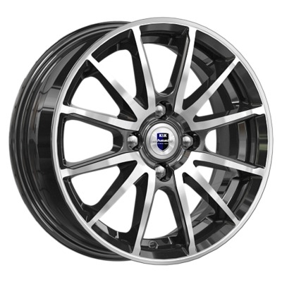 Диски K&K 5.5x14/4x98 ET35 D58.5 Квант (КС960) Алмаз черный