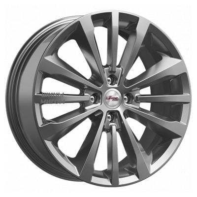 Диски iFree 7x17/4x100 ET45 D67.1 Андерсен Блэк Джек