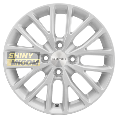 Диски Khomen Wheels 6x15/4x100 ET48 D54.1 KHW1506 (Rio I) Black-FP