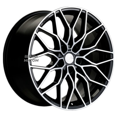 Khomen Wheels 9.5x19/5x112 ET40 D66.6 KHW1902 (3/4/5/6 series) Black-FP