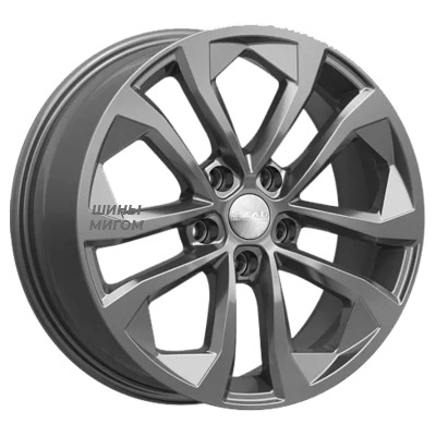 Диски Скад 7x17/5x105 ET38 D56.6 Тукан графит
