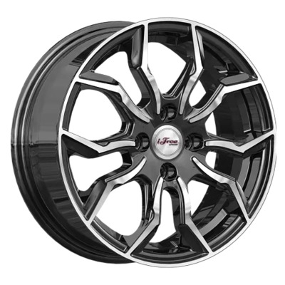 Диски iFree 6x15/4x98 ET35 D58.5 Бохо Блэк Джек
