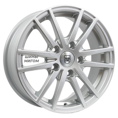 Tech Line 5.5x14/4x100 ET39 D56.6 435 Silver