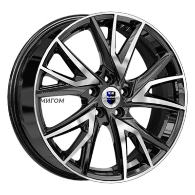 Диски K&K 6.5x18/5x114.3 ET34 D66.6 Кайлас (КС1054) Алмаз черный
