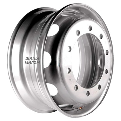 SRW 7.5x19.5/10x225 ET140 D176 10/225/176/140 Silver