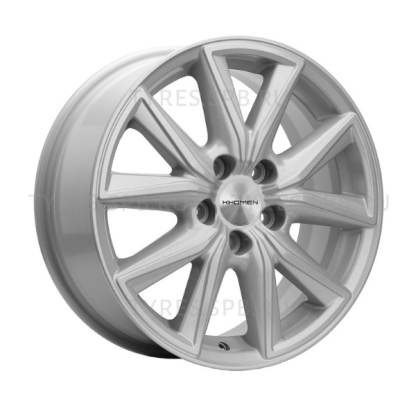 Khomen Wheels 7x17/5x114.3 ET53 D67.1 KHW 1706 F-SILVER