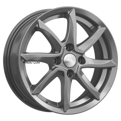 Диски СКАД 6x15/4x100 ET45 D67.1 Osaka (КЛ317) графит