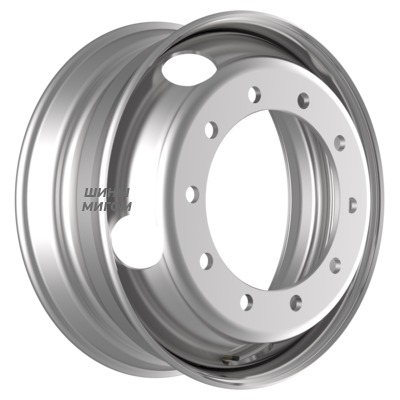 Accuride 7.5x22.5/10x335 ET152.5 D281 10/335/281/154,4 Silver
